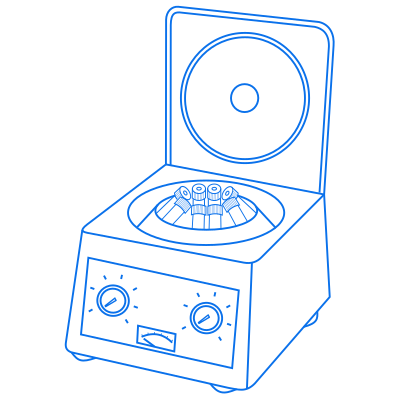 Centrifuge - cartoon 